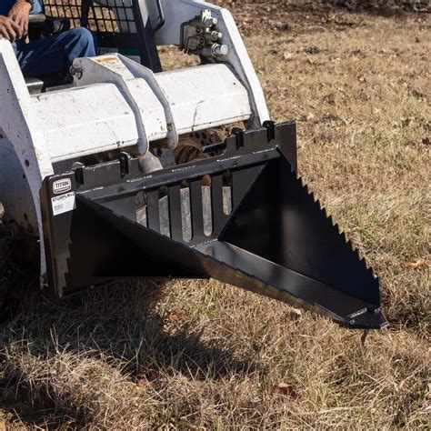 titan quick attach stump bucket